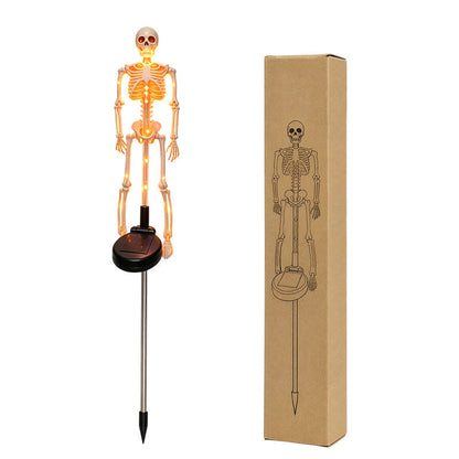 🎃💡 💀 Last Day 50% OFF – Solar Skull Garden Lights with Eerie Color-Changing Glow 👻Ideal For Haunted Yard, Porch & Walkway! 🪦✅
