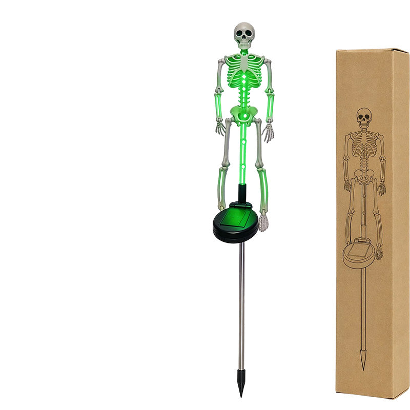 🎃💡 💀 Last Day 50% OFF – Solar Skull Garden Lights with Eerie Color-Changing Glow 👻Ideal For Haunted Yard, Porch & Walkway! 🪦✅